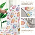 thumbnail image 5 of Yayeee 4 Pack Dining Chair Covers Stretch Parson Chairs Slipcovers Seat Protector, Pastel Easter Pattern, 5 of 6