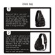 thumbnail image 5 of Eigraketly Bolsa de hombro en el pecho Bolsillo para botellas Bolsas de sujeción Bolsas de deportivas Mochilas de mochilero camuflaje negro Eigraketly OD022866-03, 5 of 6