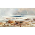 thumbnail image 3 of Thomas Moran 14x9 Black Modern Framed Museum Art Print Titled - Hot Springs of the Yellowstone, 3 of 5