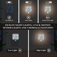 thumbnail image 3 of Yayeee LED Night Lights with Motion Detectors Auto Dusk to Dawn Light Sensors, 2 Pack, Blue Bears, 3 of 7