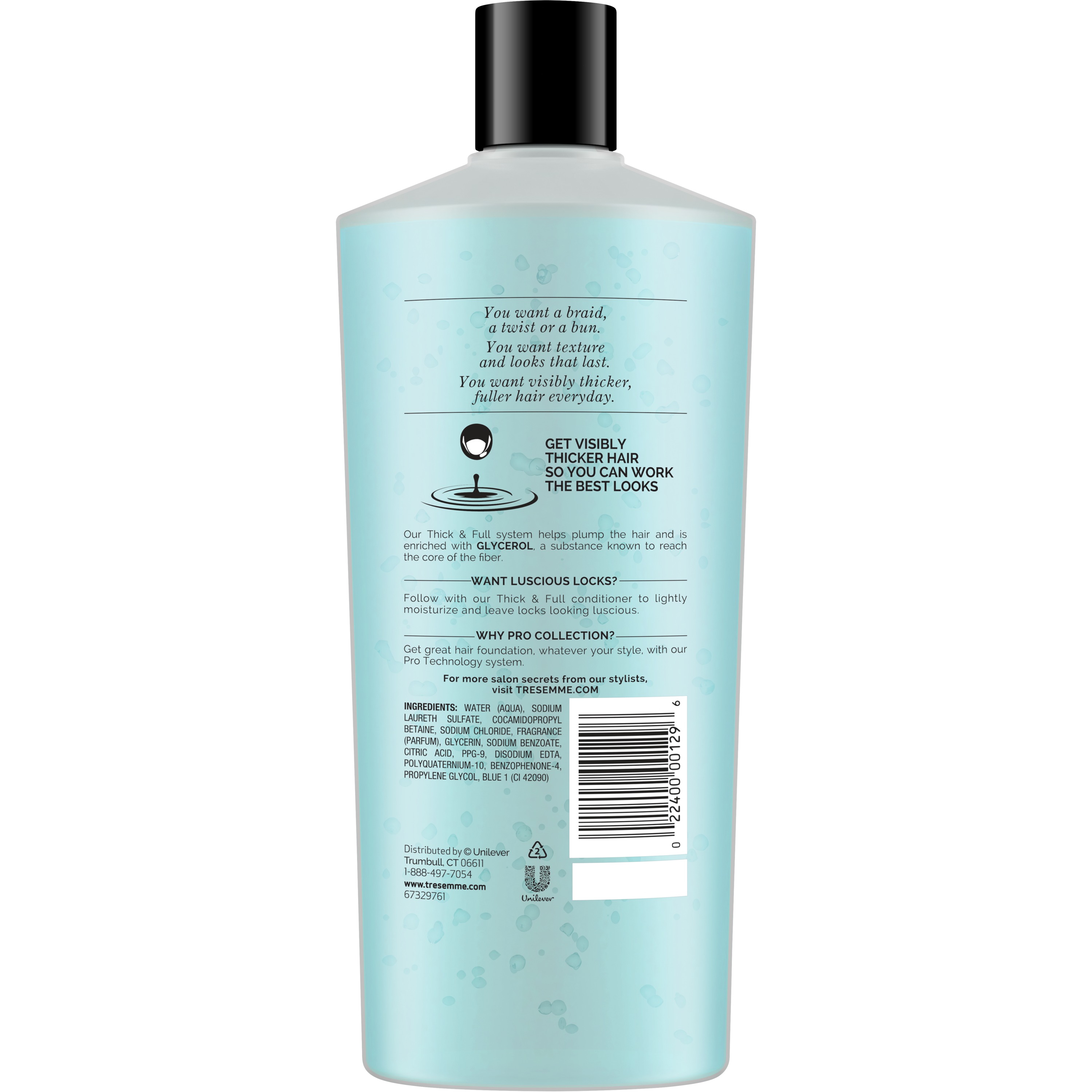 Tresemme Pro Collection Shampoo Thick and Full, 22 oz - image 2 of 9
