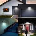 thumbnail image 2 of Lepro Solar Motion Sensor Light Outdoor 2-Pack, 72 LEDs 1000lm Security Flood Light Separate Panel 3 Adjustable Heads 6500K White, 2 of 9