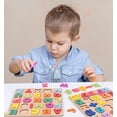 thumbnail image 2 of Juego de rompecabezas de madera, juguetes educativos y de aprendizaje para niños pequeños, 2 paquete, 2 of 5