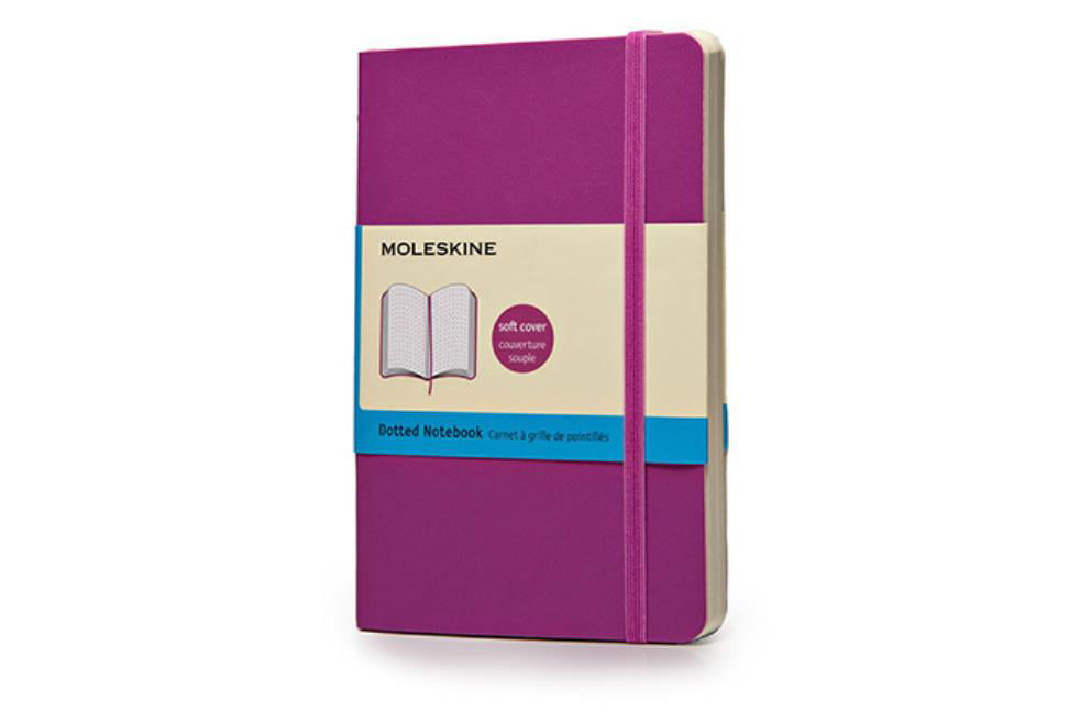 New Moleskine Hardback Mini Lilac 192 Classic Collection Squared Notebook 