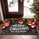 thumbnail image 1 of Alfombra navideña para puerta, decoración navideña, tapete para piso, sala de estar, baño, antideslizante, tapete para pies, alfombra para armario de zapatos, decoraciones navideñas, 1 of 6
