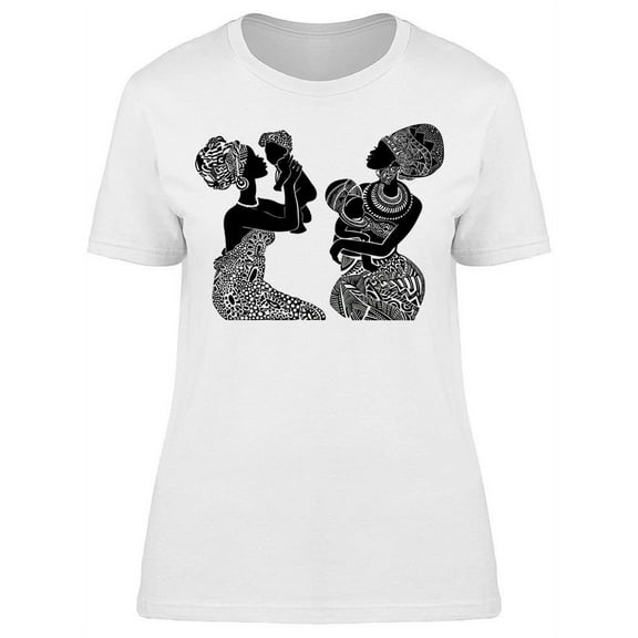 Beautiful African Mothers Ethnic T-Shirt Women -Image by Shutterstock, Female x-Large