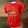 thumbnail image 2 of WAYUTE 250 Anniversary USA Shirt for Man National Flag Patriotic Commemorative Graphic Crewneck Tee Casual 4th of July T Shirts, 2 of 3