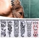 thumbnail image 1 of Tatuaje De Manga Falsa Para Brazo, Pegatina De Tatuaje Temporal Con Patrones Ricos, Realista, Amplia Aplicabilidad, Sin Dolor Para Brazos Y Piernas, 1 of 7