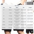 thumbnail image 3 of Yourumao Bermuda Shorts for Men Elastic Waist Knee Length Shorts with Drawstring Cooling Lightweight Casual Pants Big and Tall Shorts, 3 of 5