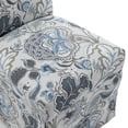thumbnail image 5 of Wovenbryd Lakeshore Classic Covered Armless Dining Chair - Blue Floral, 5 of 11