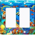 thumbnail image 6 of Metal Light Switch Plate Cover Colorful Ocean Coral Reef, 6 of 13