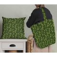 thumbnail image 5 of Soimoi Green Rayon Fabric Leaves & Clover Floral Print Fabric by Yard 56 Inch Wide, 5 of 5