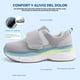 thumbnail image 5 of JABASIC Hombres Diabéticos Zapatos para caminar Edema Zapatos para los pies hinchados Arco de soporte ortopédico Zapatillas de deporte (US10/MX28.5,LT.GRIS), 5 of 8