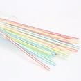 thumbnail image 2 of OYIGU 800 Pcs Flexible Plastic Straws, Colorful Disposable Bendy Party Fancy Straws, Individual Package Drinking Straws, Long Straws Party Decorations, for Home, Parties, 2 of 6