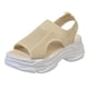 thumbnail image 2 of Sandalias transpirables de moda para mujer, sandalias casuales con boca de pez y fondo de bizcocho Wmkox8yii shjk5386, 2 of 6