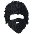 thumbnail image 1 of Unisex Knit Bearded Hat Peluca hecha a mano Invierno caliente Ski Mask Beanie Adulto Negro Sunnimix Sombreros de barba tejidos de punto, 1 of 8