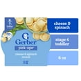 thumbnail image 3 of (8 pack) Gerber Mealtime for Toddler, Pick-Ups, Cheese & Spinach Ravioli, 6 oz Tray, 3 of 17