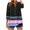 Black-A, variant on Casual Blouse for Women 3/4 Length Sleeve V Neck Button down Print Shirts Casual Loose Lightweight Tunic Tops (XL, Black-B)