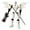 Blanc, variante sur Figurine Articulée Titan 13, Figurine Articulée T13 Robot, Jouets Stikbot avec Accessoires d'Arme, Figurines d'Action Imprimées 3D, Mannequin Robot Articulé à Bâton Multi-Articulations Mobile pour Bots, Figurines Bot