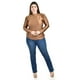 thumbnail image 4 of Blusa de satín Roman Fashion /Tallas Extras, 1802 (Cafe) cafe 42, 4 of 5