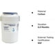 thumbnail image 4 of MWF, Filtro de Agua MWF para Refrigeradores GE, Cartucho de Filtro de Agua de Repuesto para Filtración de Bloque de Carbón GE Certificado para Eliminar Olores y Partículas, Blanco, 4 of 7