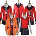 thumbnail image 1 of Disfraz de rol con mangas largas en color rojo y naranja que cambia el estilo a disfraz de cosplay., 1 of 5