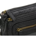 thumbnail image 3 of The Anita Women Wristlet Multi Functional Crossbody Soft Vegan Leather Bag by Ampere Creations - Black, 3 of 6