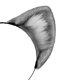 thumbnail image 3 of Conjunto de orejas y cola de piel sintética Diadema ajustable con orejas de zorro Diadema con orejas de piel sintética Gris Blanco2, 3 of 3