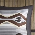 thumbnail image 3 of Bitter Creek Oversized Comforter Set Queen/Grey/Brown, 3 of 5