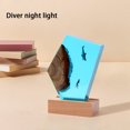 thumbnail image 3 of [Modelo No. 24] Nocturna Buzo Buceo Exploración Aguas Profundas Lámpara Buceo Libre Regalo Decorativo Regalo Navidad (B), 3 of 9
