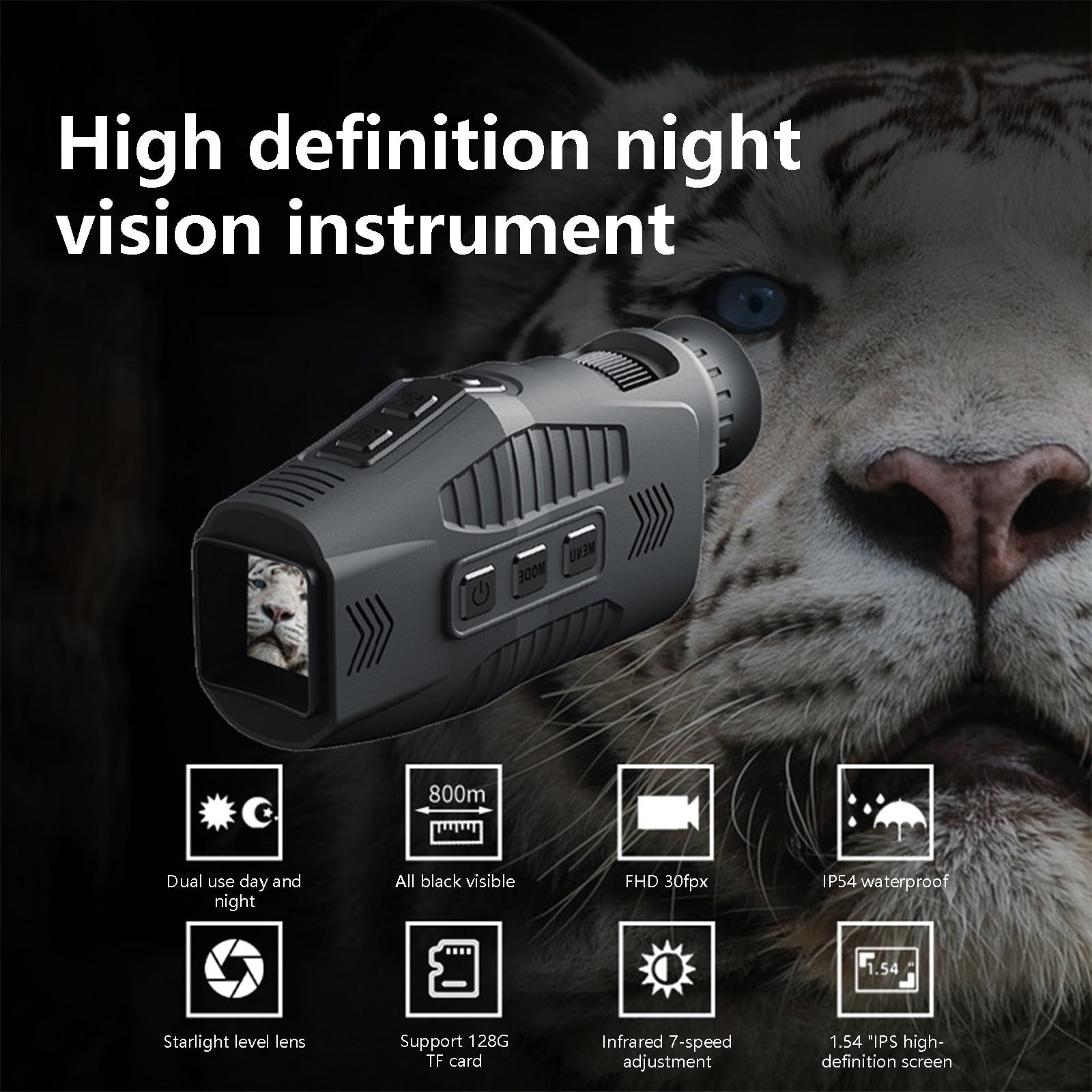 SCNOR Video Cameras - HD 1080p Camcorder, Digital Video Recorder with Night Vision, Waterproof, Mini Trail Camera for Fishing, Hunting, Includes SD Card, Battery Charger, on Save for Gifts