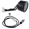 thumbnail image 4 of Motocicleta LCD Digital Odómetro Velocímetro Calibrador 12V Impermeable - 12000 RPM kusrkot Odómetro de motocicleta, 4 of 7