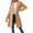 Khaki, variant on Amzcrzy Trench Coat Women Women's Solid Color Trench Coat Lapel Double Breasted A-Line Tweed Coat Jackets for Women Womens Long Sleeve Tops Womens Jacket Women's Clothing Womens Tops