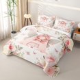thumbnail image 3 of Erosebridal Kawaii Elf Twin Quilt Set for Girls, Flower Monogrammed A Twin Coverlet Set, 2-Piece 1 Quilt and 1 Pillowcase, 3 of 7
