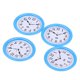 thumbnail image 1 of 4 Piezas Casa de Reloj de Pared en Miniatura Casa de Accesorios de Decoración para hogar Muebles de Simulación Juguetes 3.3cm-azul CUTICAT Miniaturas de casa de muñecas, 1 of 8
