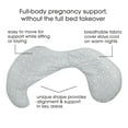 thumbnail image 5 of Boppy Pregnancy Body Pillow with Easy-on Removable Pillow Cover in Sage Boho Arches for Full-body Support, A Walmart Exclusive Body Pillow for Pregnancy and Postpartum Positioning, 5 of 10