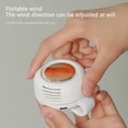 thumbnail image 5 of Lignoak 360 Rotatable Clip Fan, Portable Mini For Shirt Waist, 2026 Adjustable 3 Speed Cooler White, 5 of 9