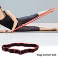 thumbnail image 2 of Sangle d'Étirement de Yoga Sangle d'Étirement de Yoga Résistante à l'Usure Design à Boucles Multiples Équipement d'Exercice pour les Jambes, 2 of 8