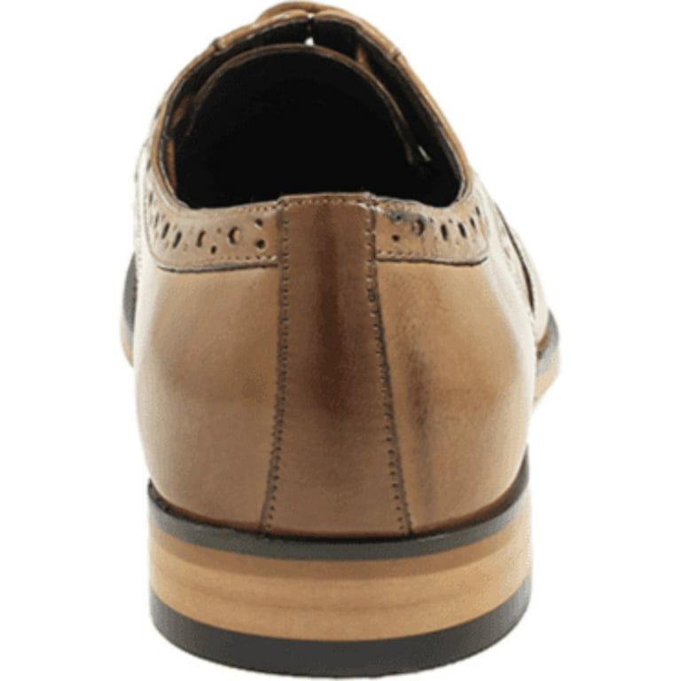 Stacy Adams Tinsley Wingtip Oxford Mens Shoes Tan Lace Up  display picture 3