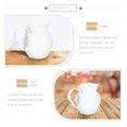 thumbnail image 2 of Ceramic Creamer with Handle Coffee Creamer Pitcher Sauce Server Serving Pitcher Creamer Jug Flower Vase for Kitchen Home Restaurants White, 2 of 6