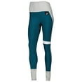 thumbnail image 2 of Women's KIYA TOMLIN Midnight Green/Gray Philadelphia Eagles Colorblock Tri-Blend Leggings, 2 of 3