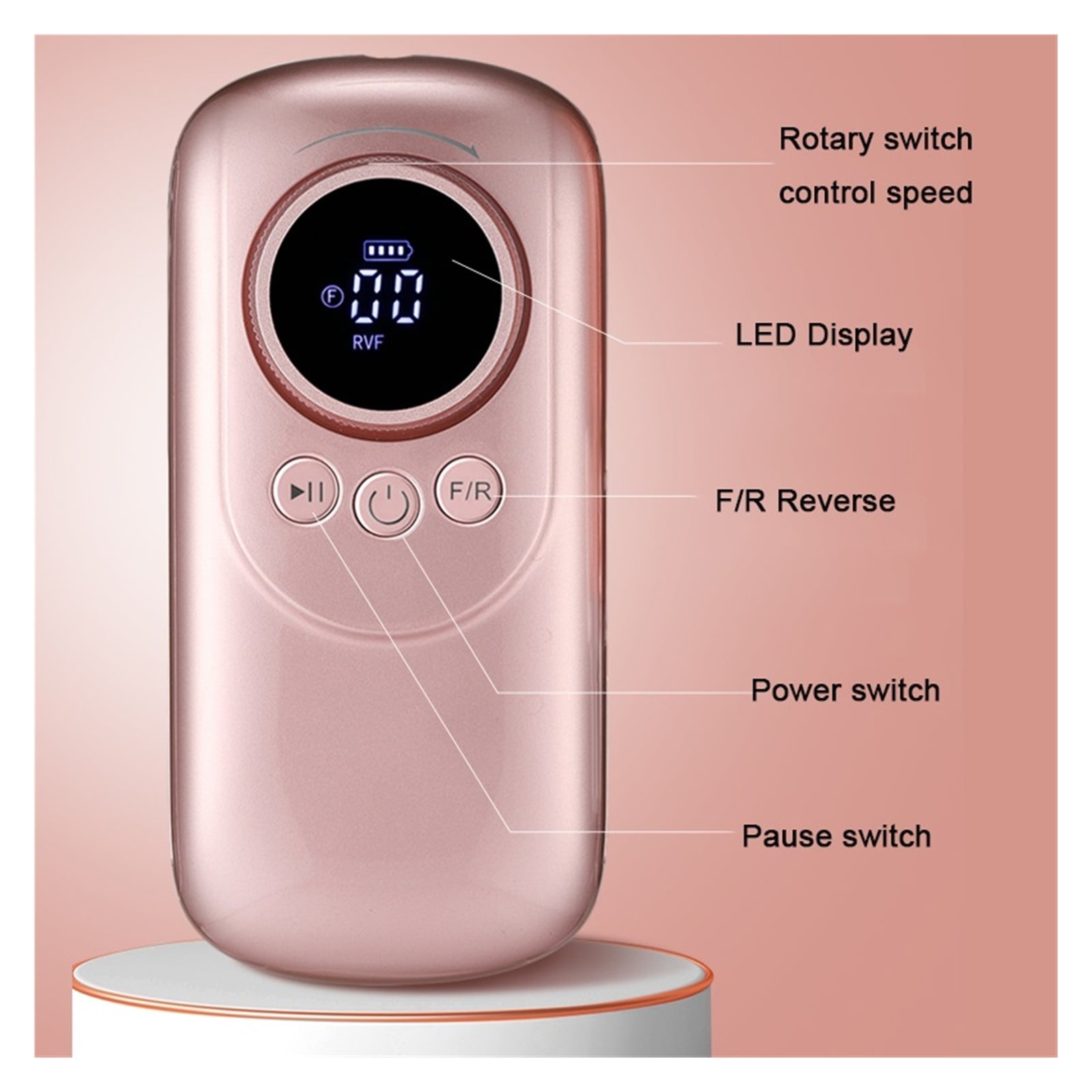 Portable Rechargeable Drill Nails Professional Electric Cordless Nail Drill Machines 35000RPM For Nails ,Low Noise