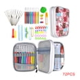 thumbnail image 1 of Juego de ganchos de ganchillo Kit de agujas de tejer DIY bolsa de almacenamiento de punto manual herramientas de artesanía de hilo de tejer de tejer 72 Piezas tholdsy HA1081-02B, 1 of 6