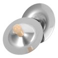 thumbnail image 4 of OULII 2Pcs Silver Mini Round Finger Cymbals for Musical Instruments and Children Educational Tool, 4 of 7