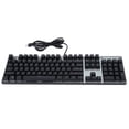 thumbnail image 1 of Teclado mecánico para juegos de 104 teclas con clic de teclado doméstico de 26 teclas sin conflictos para jugadores, 1 of 5