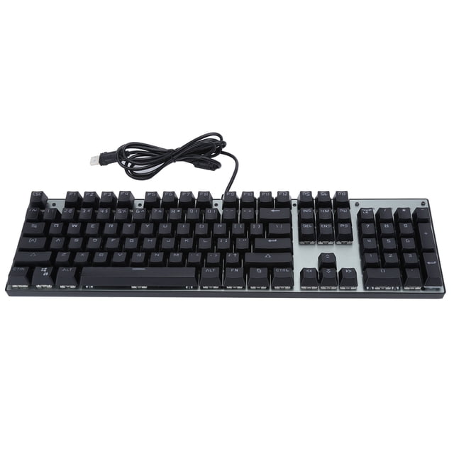 Teclado mecánico para juegos de 104 teclas con clic de teclado doméstico de 26 teclas sin conflictos para jugadores