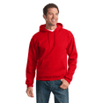 thumbnail image 5 of Hanes Men's Pullover EcoSmart Hooded Sweatshirt -WD17 Fleece Hoodie With Pocket (Athletic Red, S), 5 of 5