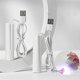 thumbnail image 4 of Lámpara de uñas de mano Fuente de luz USB Lámpara LED seca para arte de uñas Diamantes de imitación y pegamento de extensión Lámpara de uñas, 4 of 9