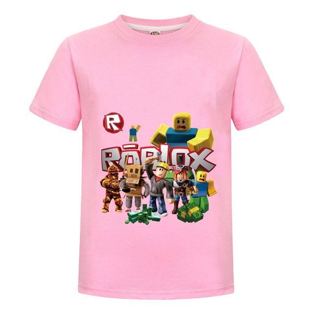 Playera Infantil de Roblox con Diseño de Videojuego, Camiseta Gamer para Niño, Ropa Suave y Ligera, Perfecta para Regalo