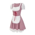 thumbnail image 1 of Pisexur Robe à Manches Courtes Col Carré Mode Robe à Manches Courtes Col Carré Imprimée Confortable Été Épaules Dénudées Robe pour Femmes, 1 of 9